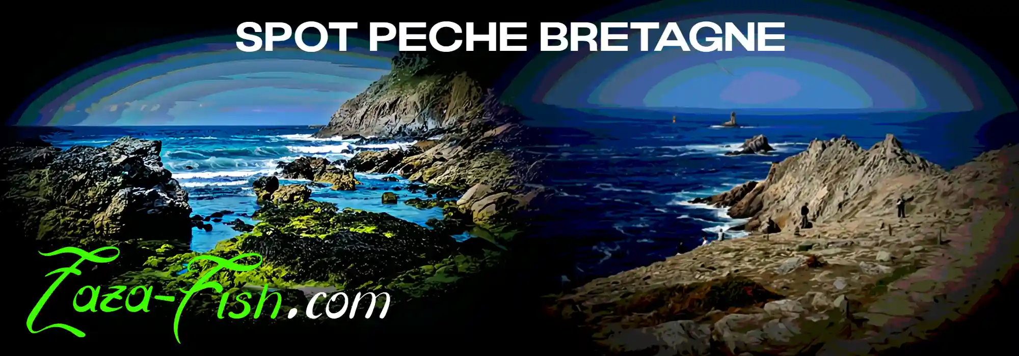 Spot technique de pêche en Bretagne capacités de la canne BlueBlue BALBAL 99 Jerking Edition sur bar