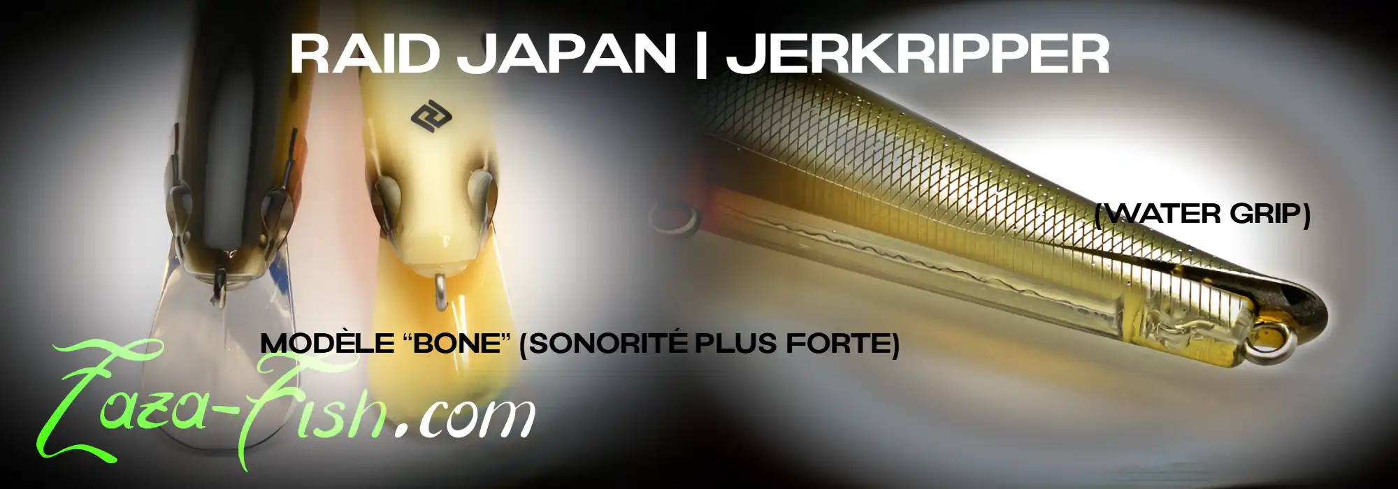 Action de nage réaliste d’un jerkbait avec cliquetis sonore