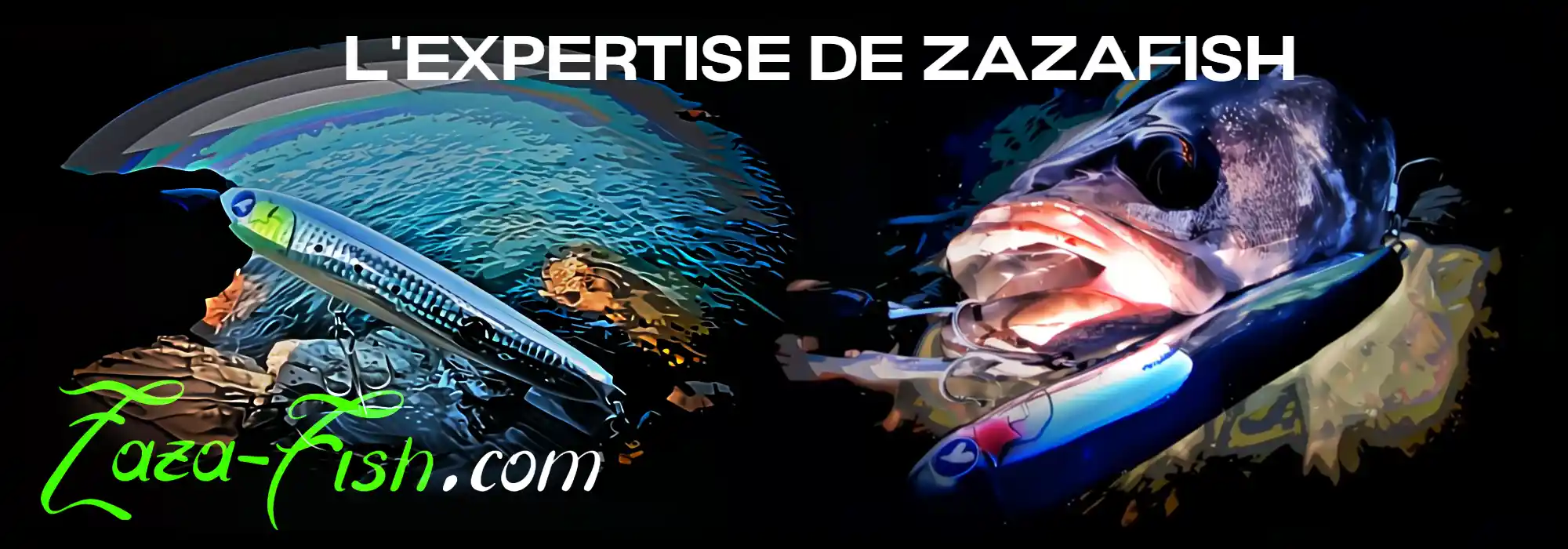 Zazafish présentant sa technique d'animation exclusive du GACHIPEN 160 depuis les falaises