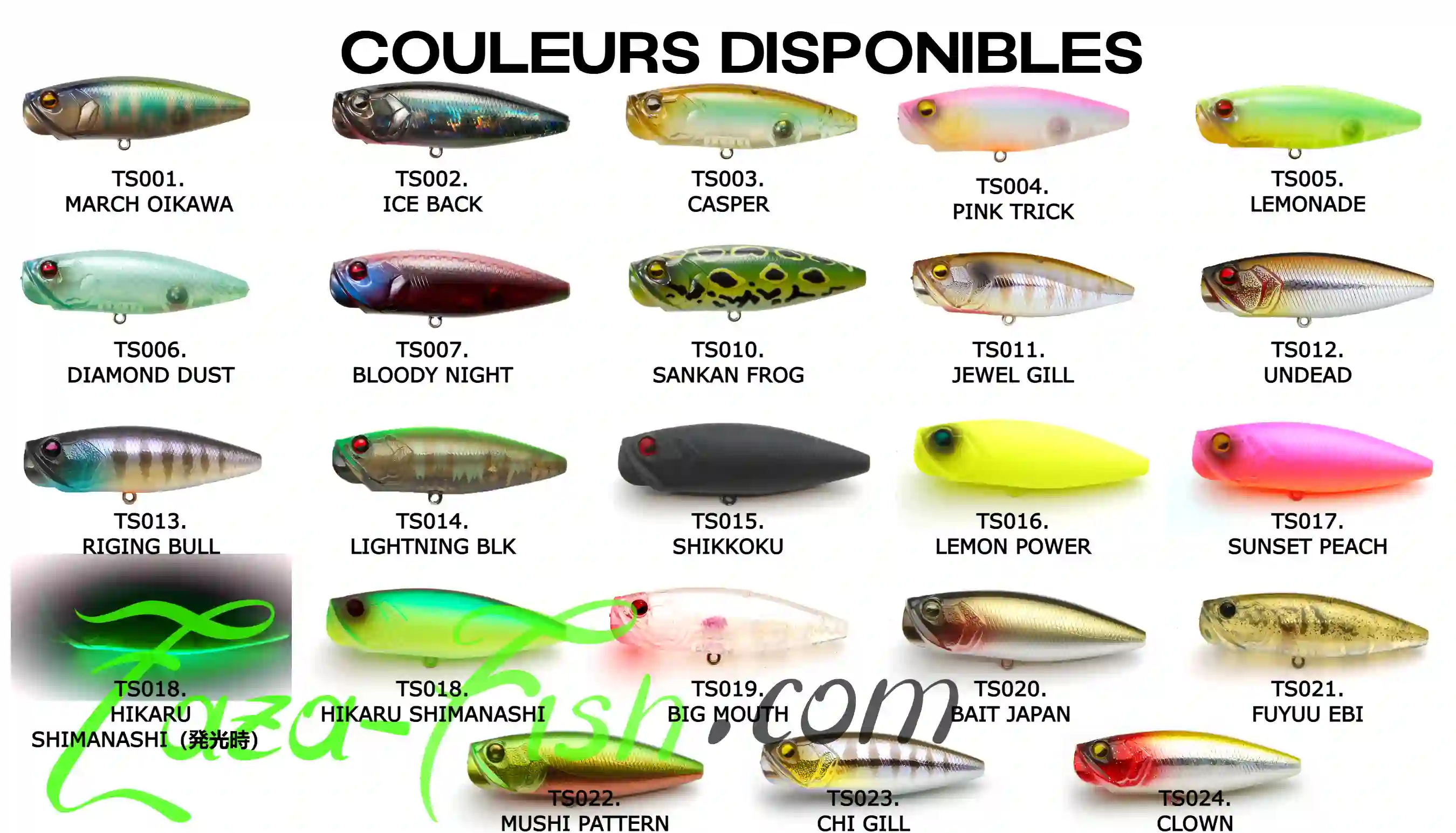 Les coloris du TWO SIDE sélectionnés pour maximiser l'effet popper et les reflets de l'hélice