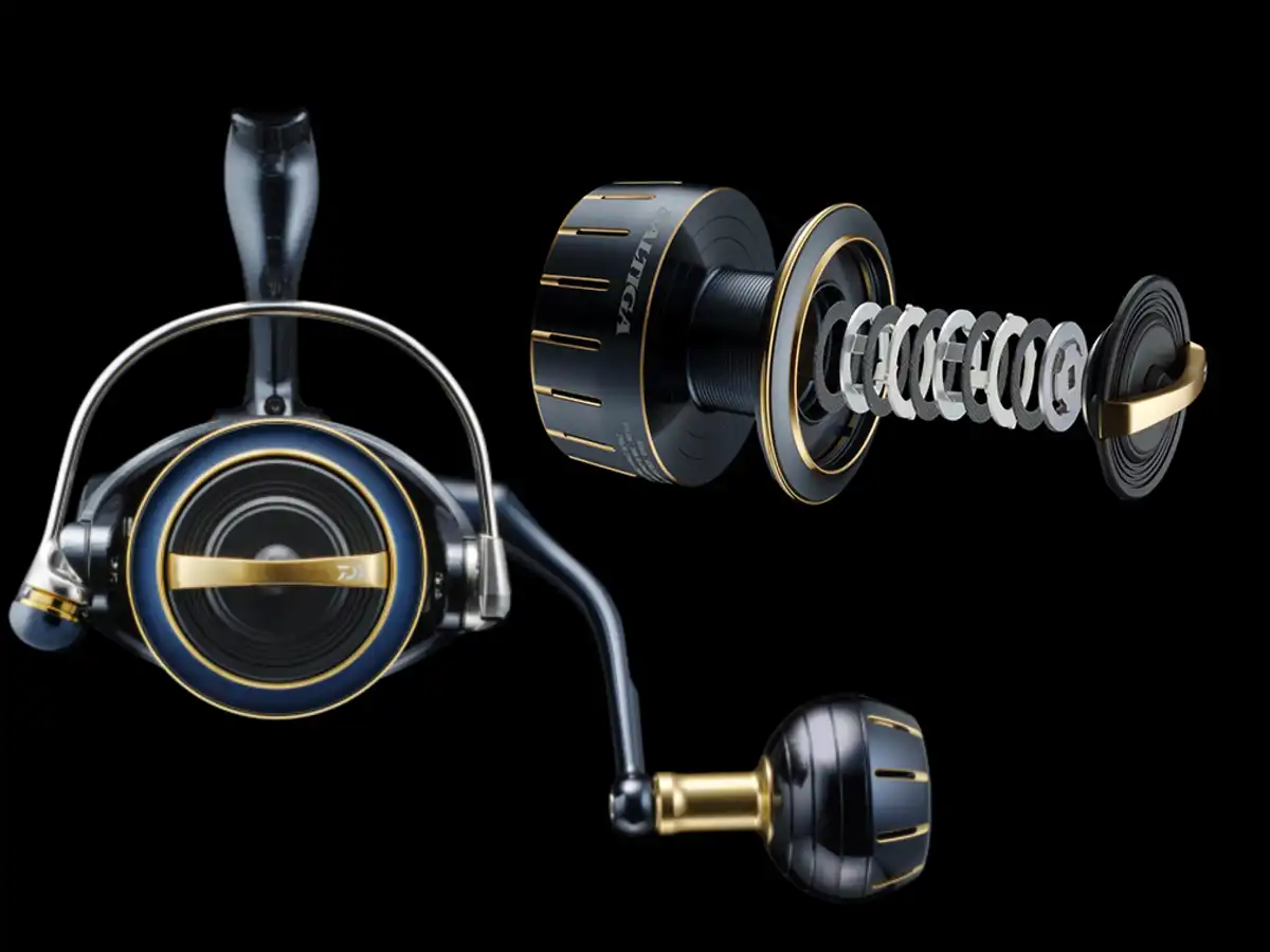 Frein ATD carbone du Daiwa Saltiga 23 offrant une puissance jusqu’à 15 kg