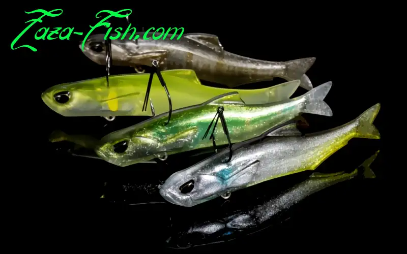 Leurre souple Shad, Slug, Frog pour pêche carnassiers, brochet, sandre, perche – Megabass, Deps, Duo