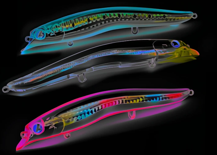 BlueBlue SCARNASH140F jerkbait minnow lure 140mm 25g high pitch roll action surf fishing