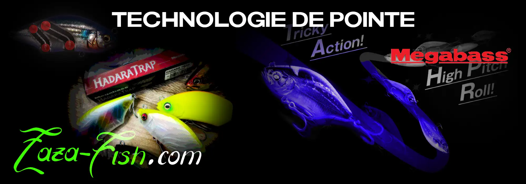 Technologie de poids tandem du Megabass HADARA TRAP pour une nage fluide et des distances de lancer