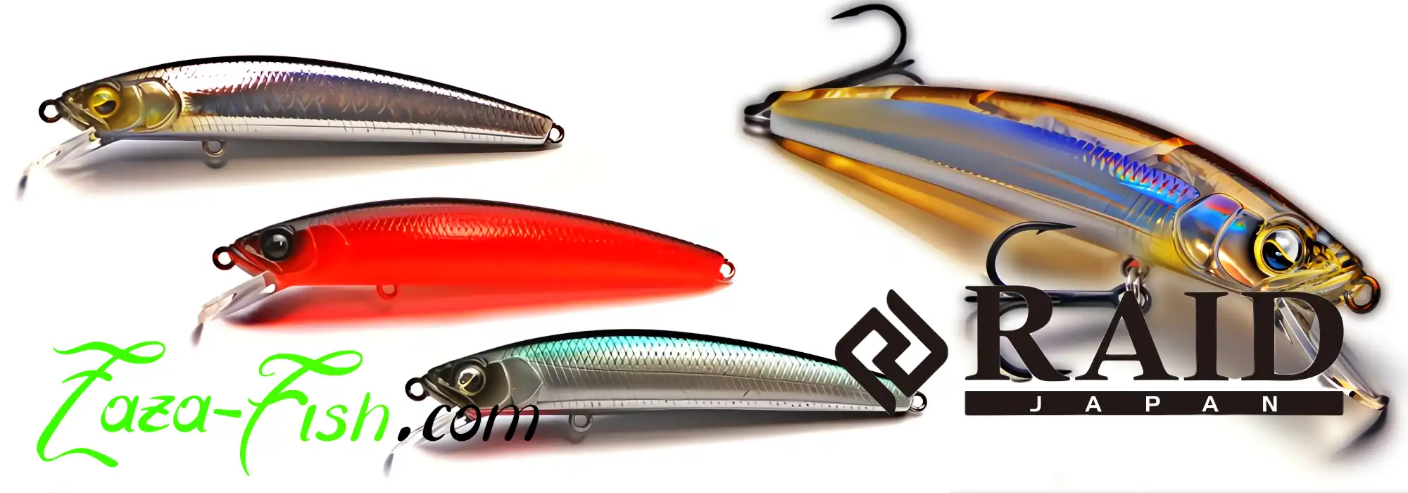 Jerkbait RAID JAPAN LEVEL MINNOW Quick 72 en coloris GHOST SHAD