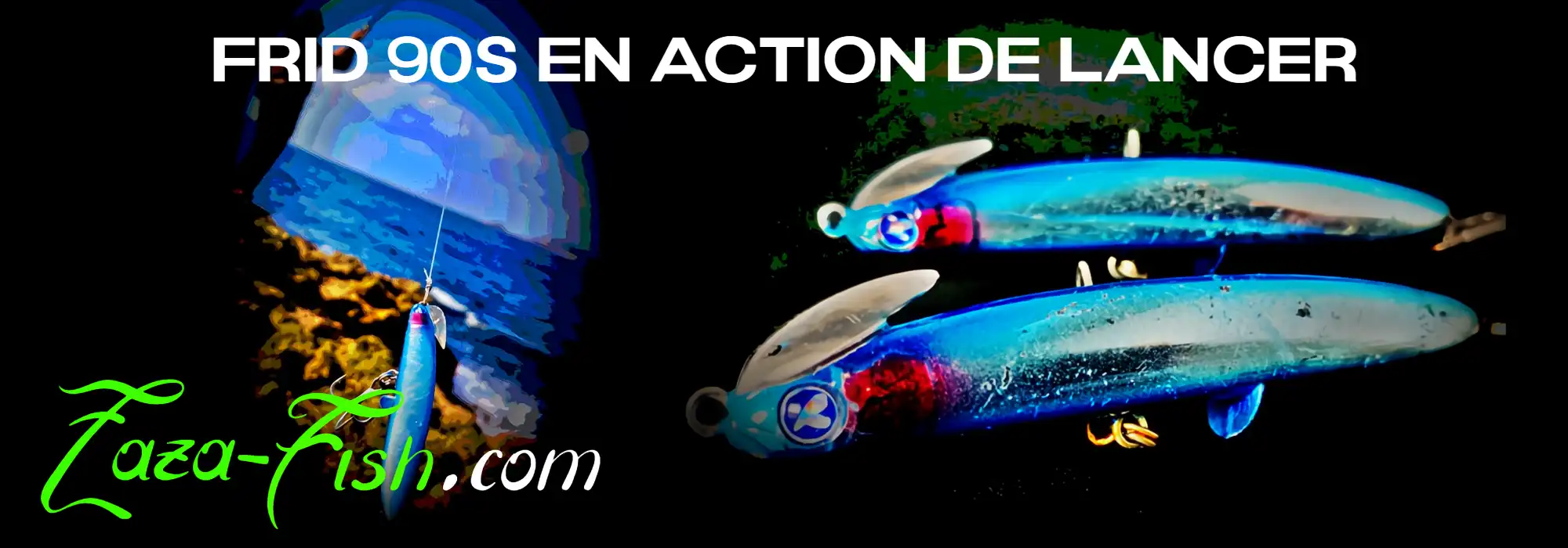 FRID 90S en action de lancer, montrant sa trajectoire aérodynamique