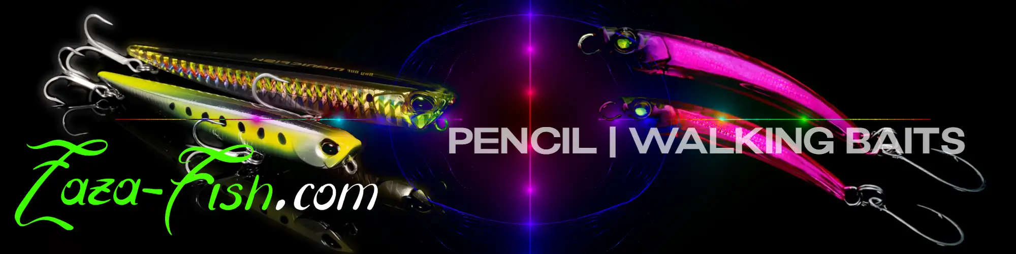 Pencil baits et walking baits japonais pour la pêche en surface des carnassiers