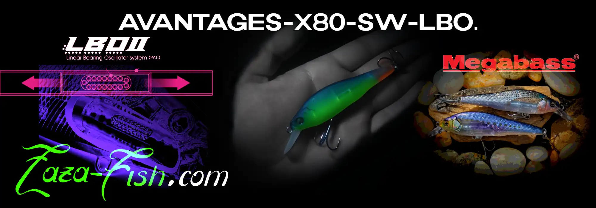 Les avantages du Megabass X-80 SW LBO : distance de lancer, stabilité et efficacité