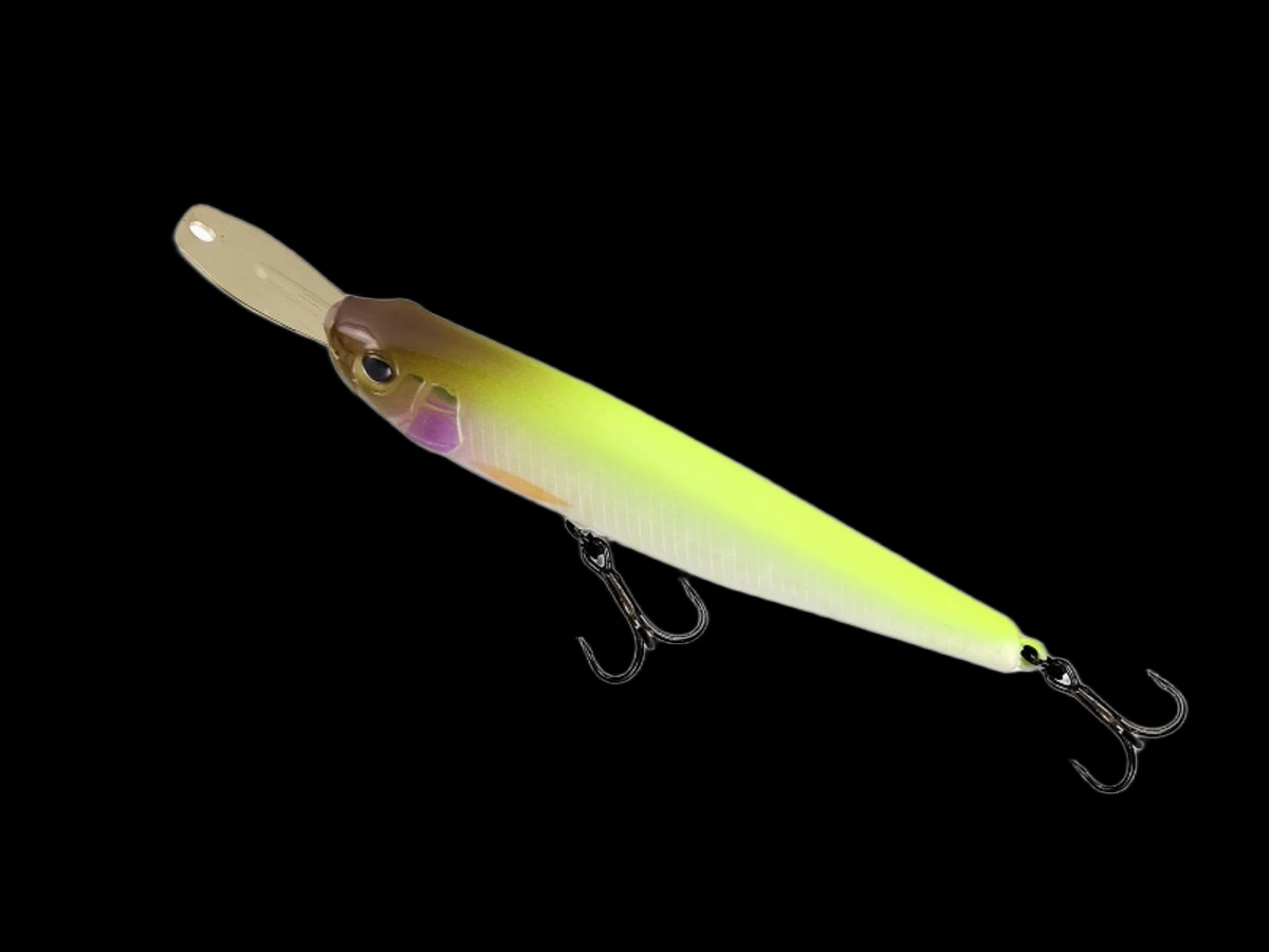 Coloris Riser Bait 007R chart back pearl do jaune corp blanc