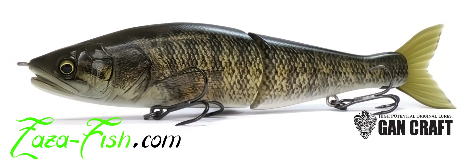 Swimbait GAN CRAFT JOINTED CLAW 178 profil general