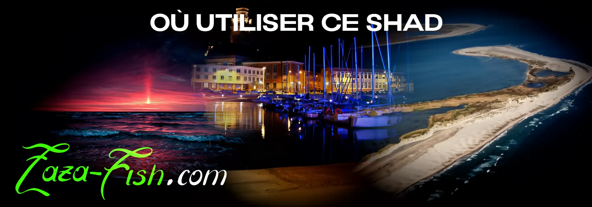 Pêcheur capturant un loup en port méditerranéen de nuit avec le JOLTY 22g