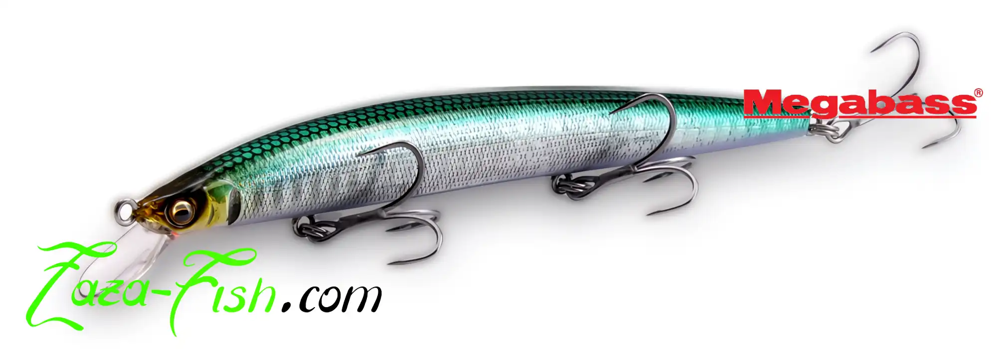 Megabass Cookai SLIM 120, jerkbait minnow élancé imitant un lançon, conçu pour séduire les poissons