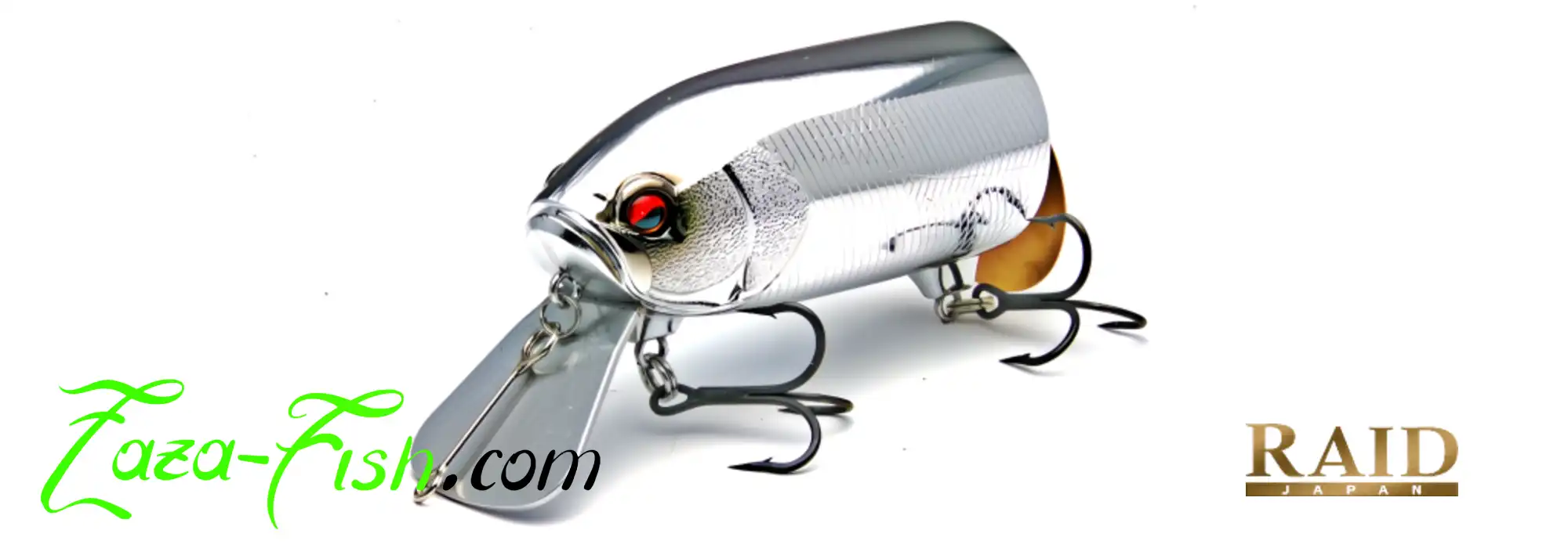 "RAID JAPAN KILLER-D 82,5mm - Wakebait avec lame de bronze et ailette en duralumin