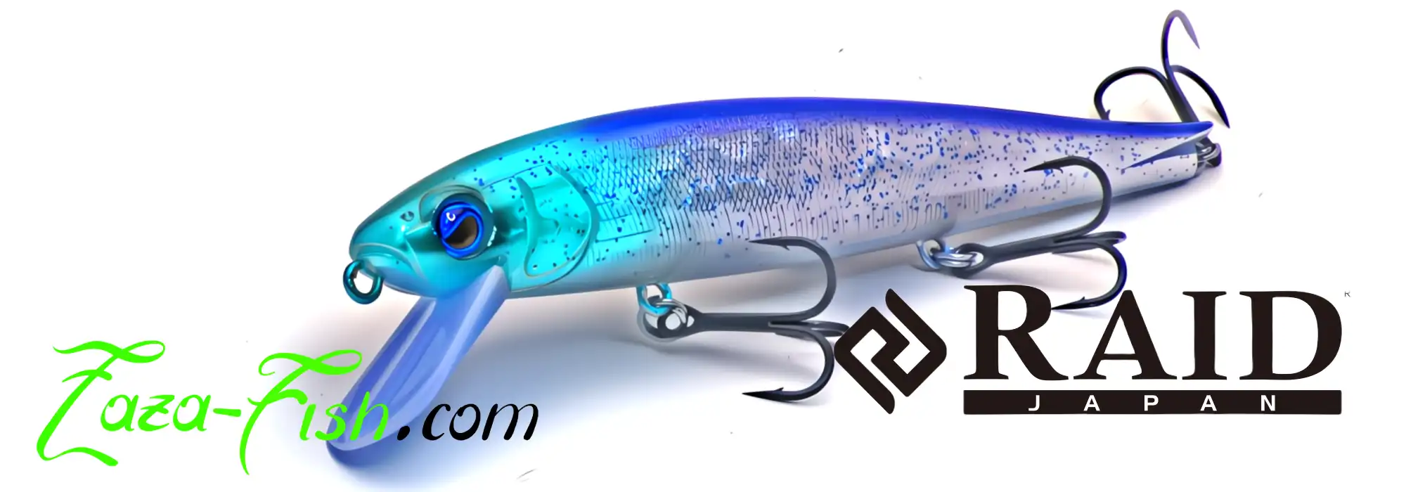 Leurre RAID JAPAN JERKRIPPER en exclusivité chez ZAZAFISH pour la pêche des carnassiers difficiles