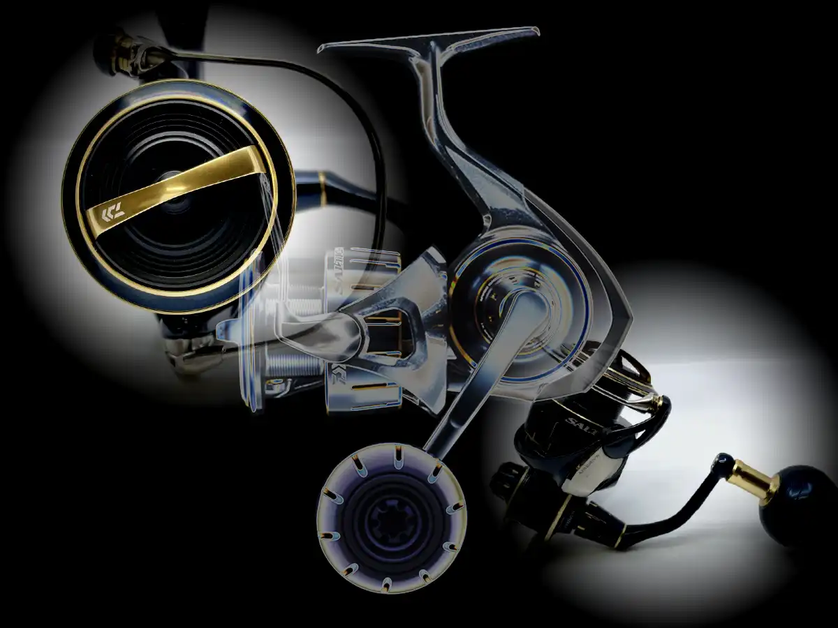 Moulinet Daiwa Saltiga 23 5000-H, ratio 5.7:1, idéal pour la pêche des sérioles, liches