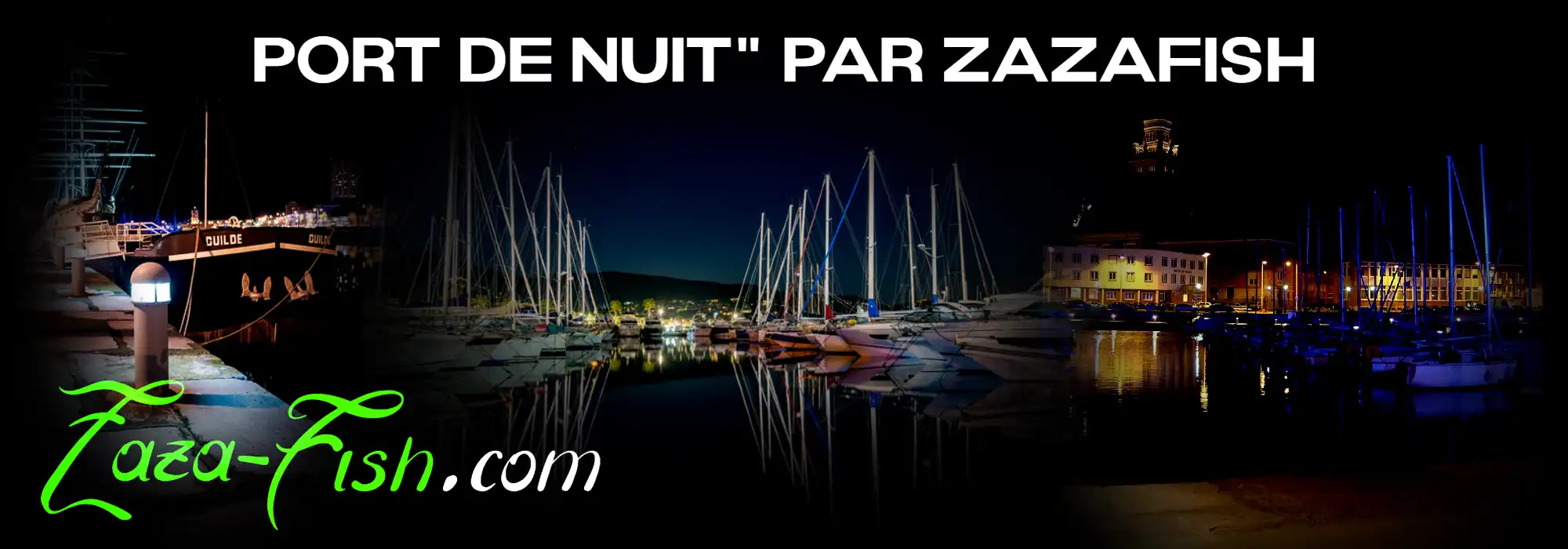 Pêche nocturne aux ports avec le SNECON 50S sous les éclairages