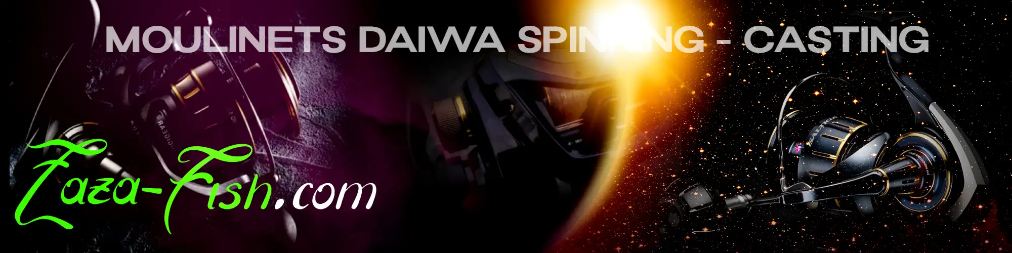 Moulinets Daiwa Spinning & Casting – robustesse et précision pour la pêche aux leurres et au big bai