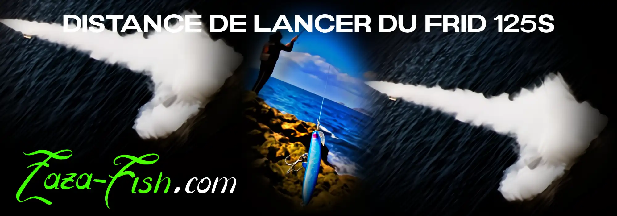 Démonstration de la distance de lancer du FRID 125S comparée à des leurres standards