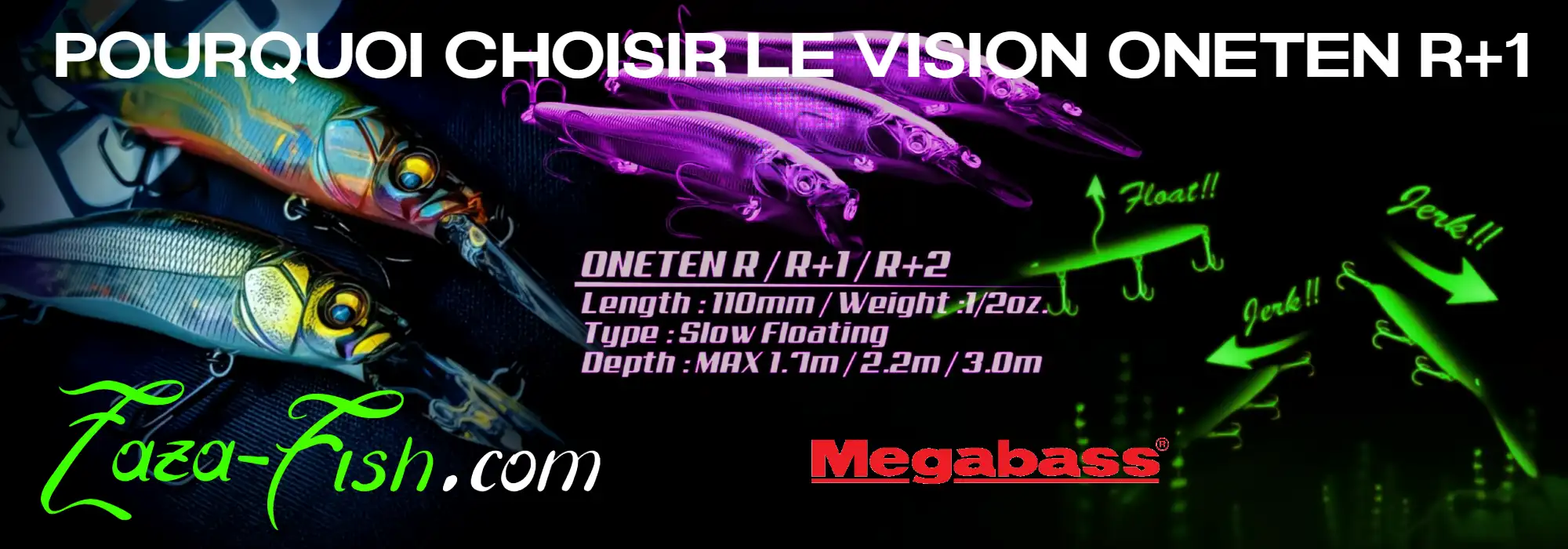 Avantages du Vision Oneten R+1 : meilleur lancer, action plus réactive et descente optimisée