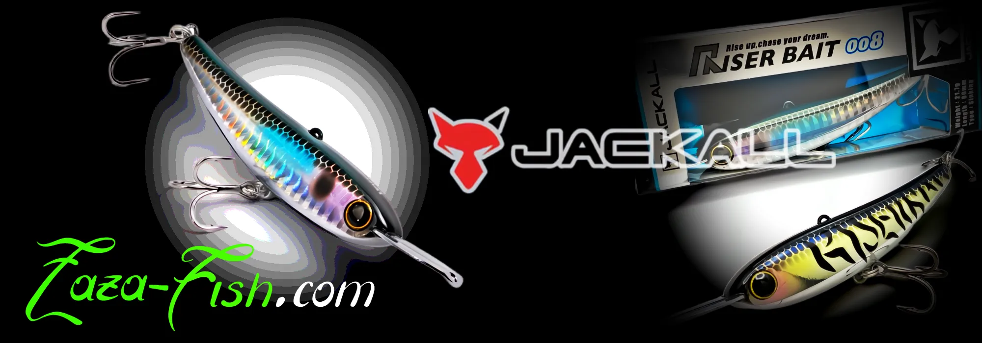 Leurre Jackall Riser Bait 008 – Action de surface rapide, idéal topwater, design hero ultra efficace