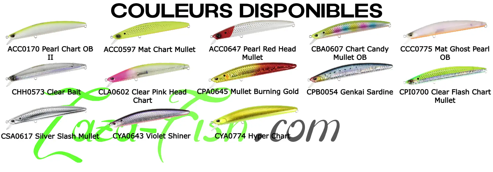 13 couleurs disponible TIDE MINNOW GHOST 170F pour pecher en mer bar tassergal barracuda