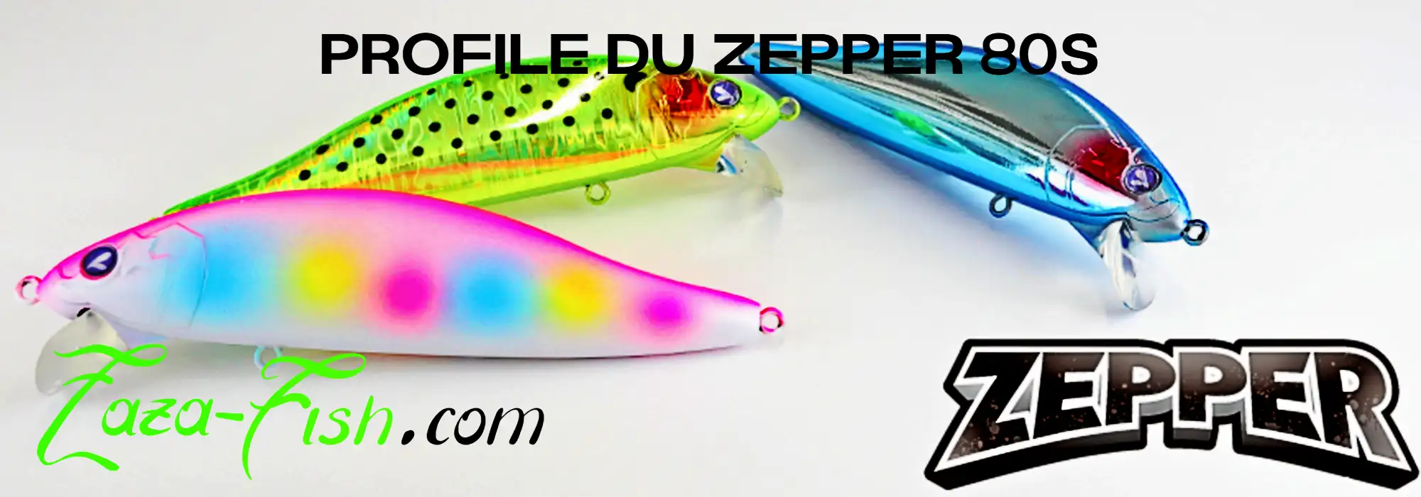 Vue de profil et de dessus du ZEPPER 80S montrant son flanc plat et sa bavette