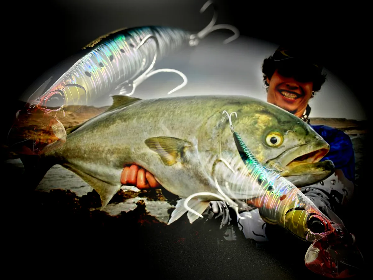 Leurre Tide Minnow Ghost High Torque en action – idéal pour la pêche du tassergal en mer Méditerrané