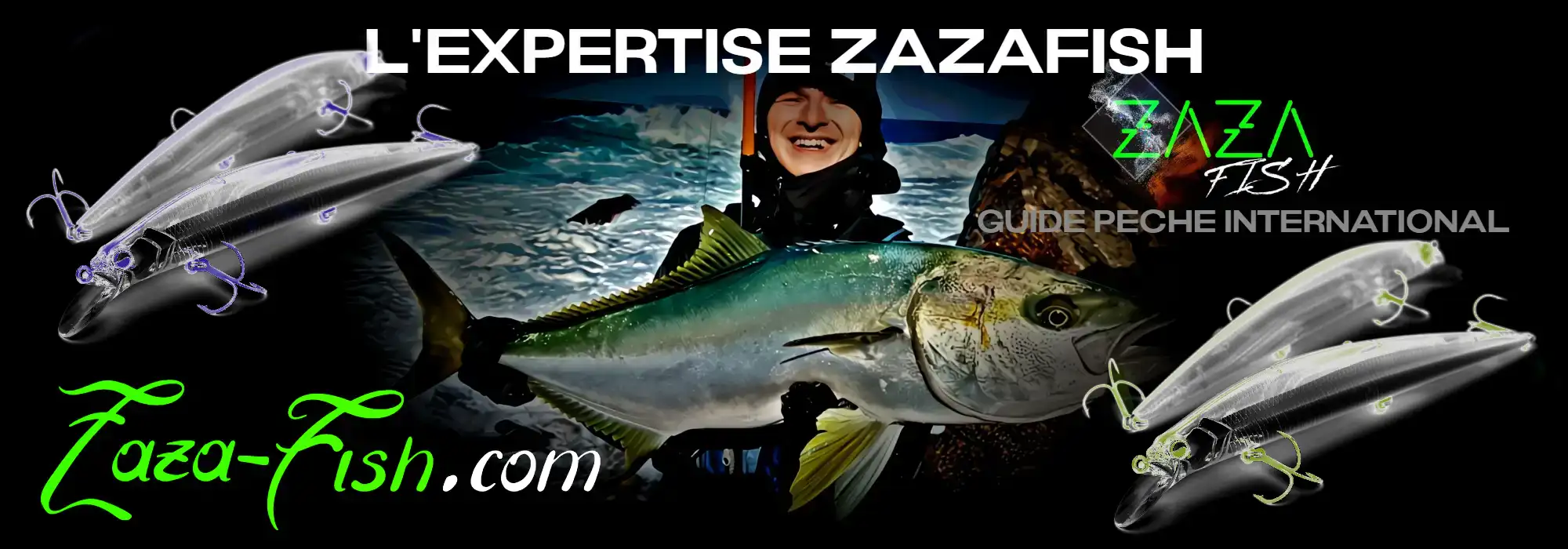 Guide de pêche Zazafish démontrant sa technique spéciale avec le LEVEL MINNOW