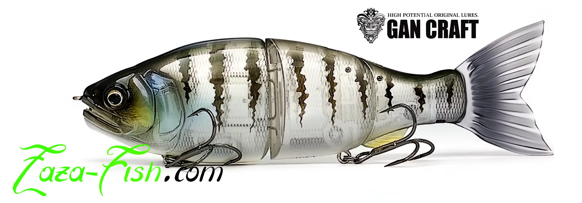 GAN CRAFT JOINTED CLAW RATCHET 144 avec articulation en trois segments
