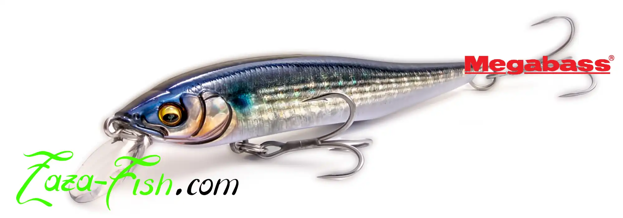 Megabass X-NANAHAN SW – Jerkbait Ultra-Réaliste pour Eau Douce & Mer
