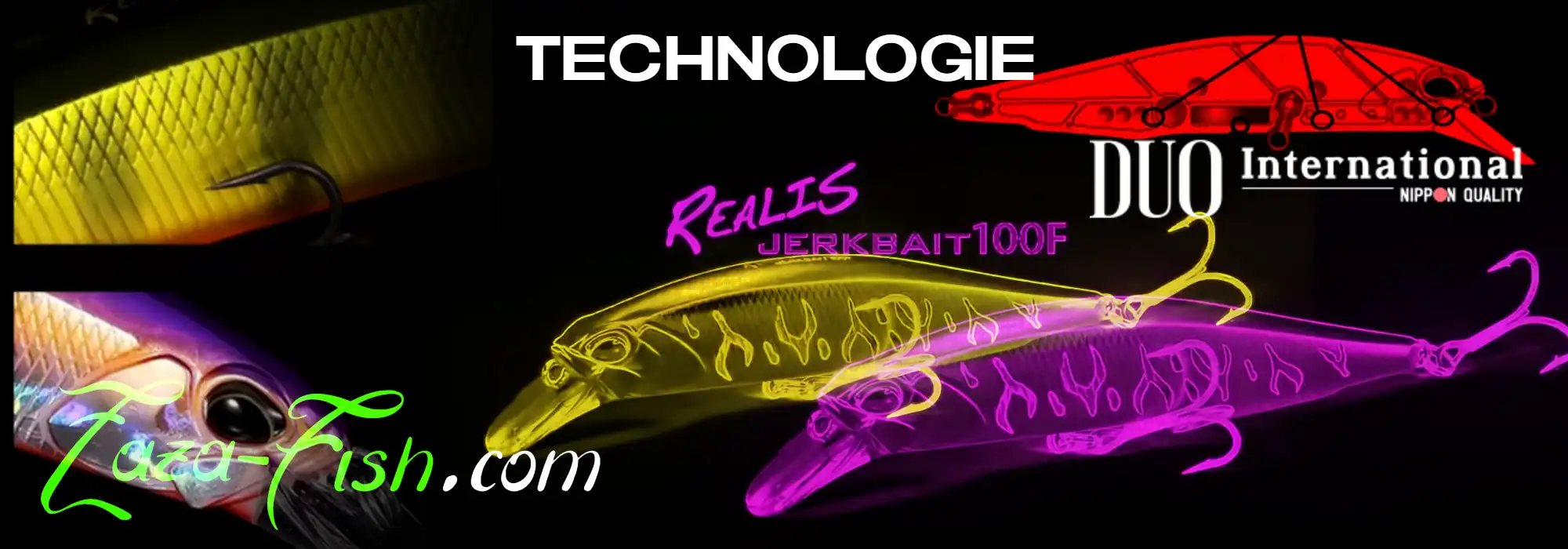 Technologie du DUO REALIS JERKBAIT 100F – Équilibrage fixe et nage ultra-attractive