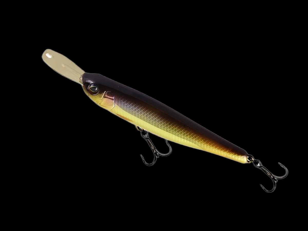 Coloris Riser Bait 007R couleur HL Baitfish Gold dos noir corp gold