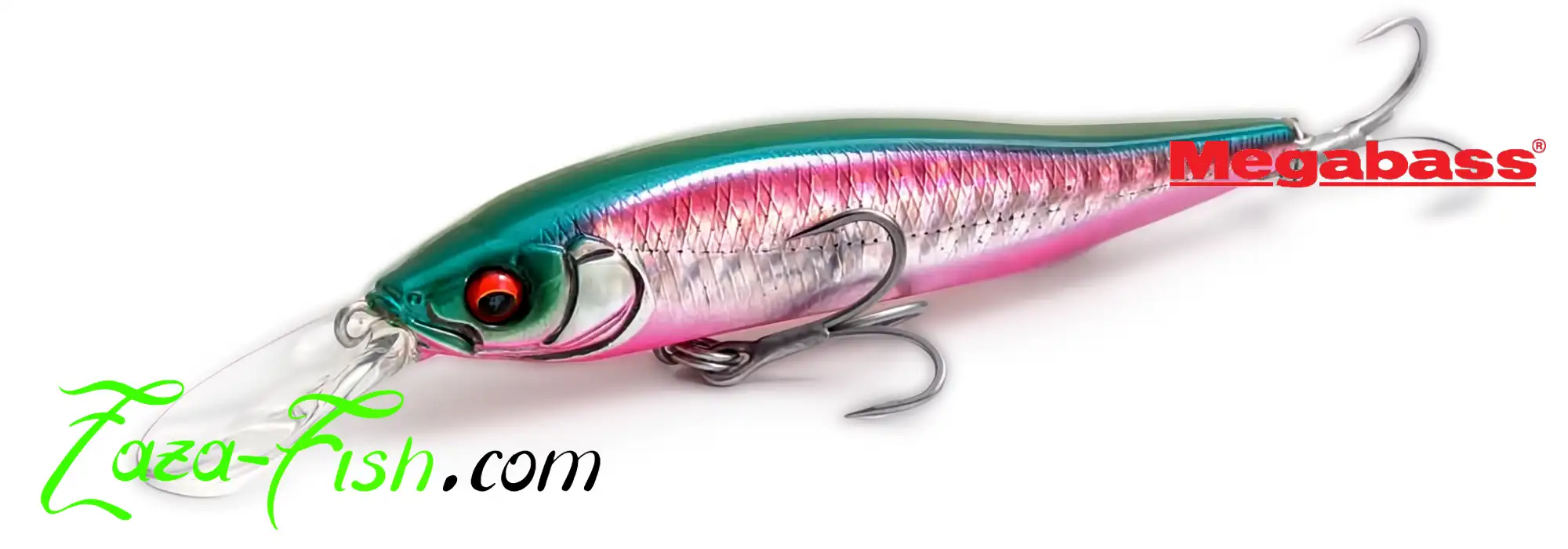leurre minnow Megabass X-NANAHAN+1 SW vue general