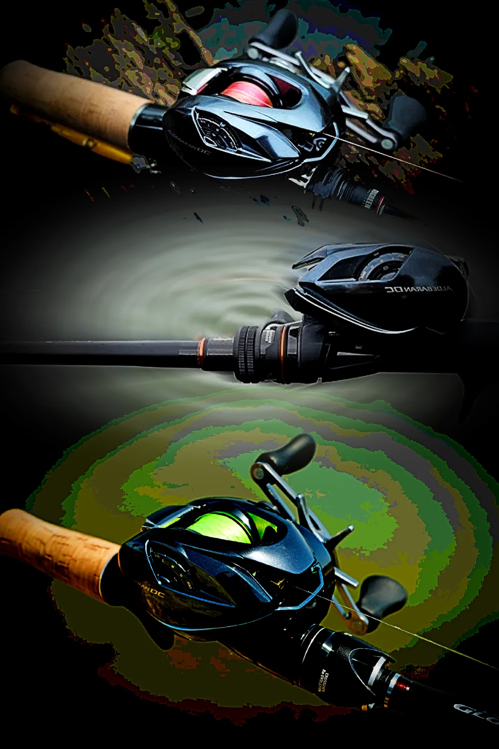 Moulinet Shimano Aldebaran DC en action : pêche finesse en rivière, étang et rockfishing léger