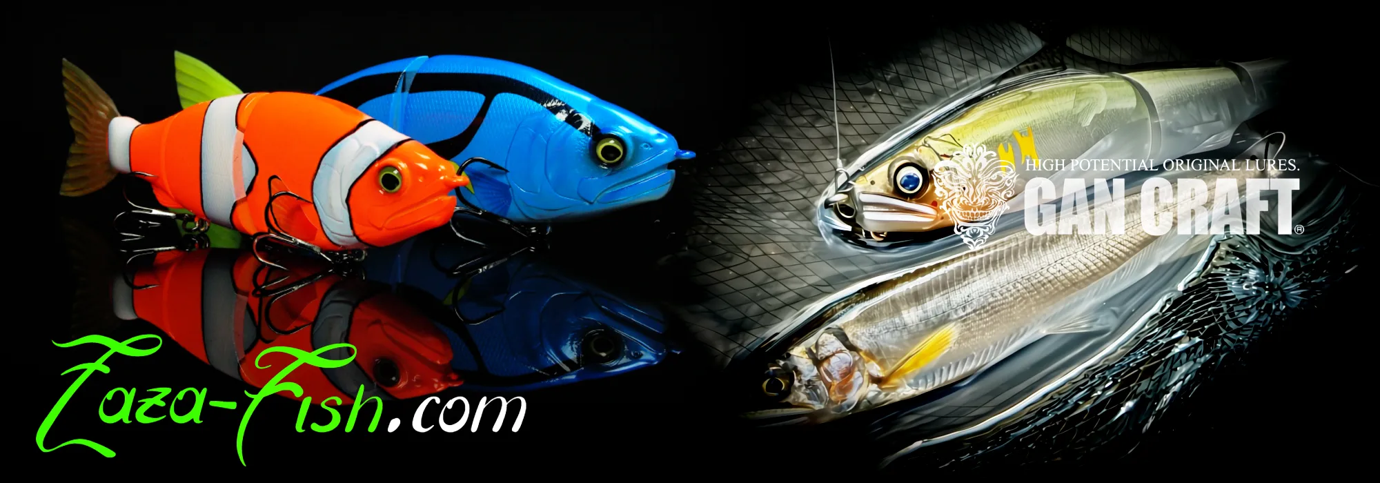 Leurre Gan Craft Jointed Claw – Swimbait articulé japonais pour brochet et black bass