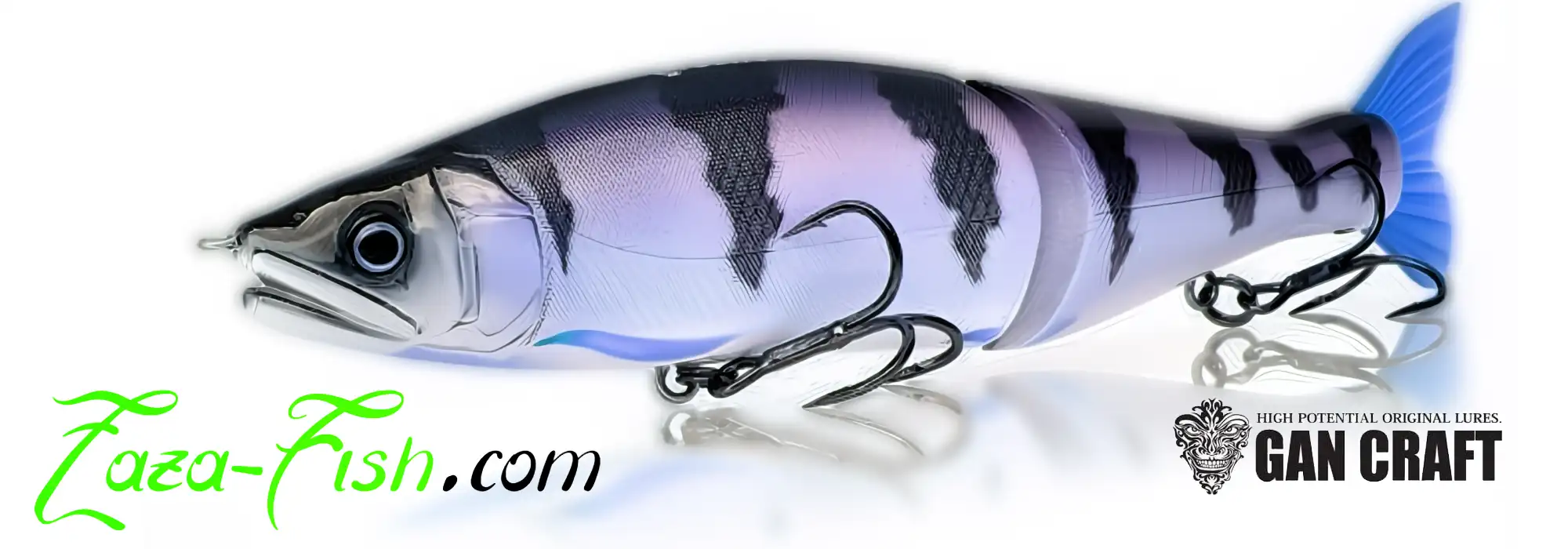 Swimbait GAN CRAFT JOINTED CLAW MAGNUM en action de nage