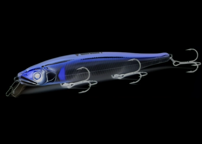 Gan Craft Rest SL 128 - Unstrained big minnow 128mm separate lip system - Natural swim carnassiers