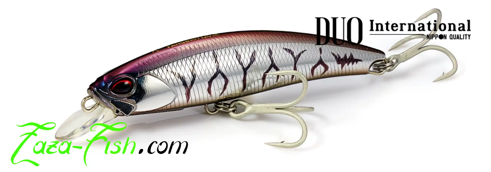 : Jerkbait ultra-résistant DUO REALIS FANGBAIT 120SR conçu pour les carnassiers tropicaux