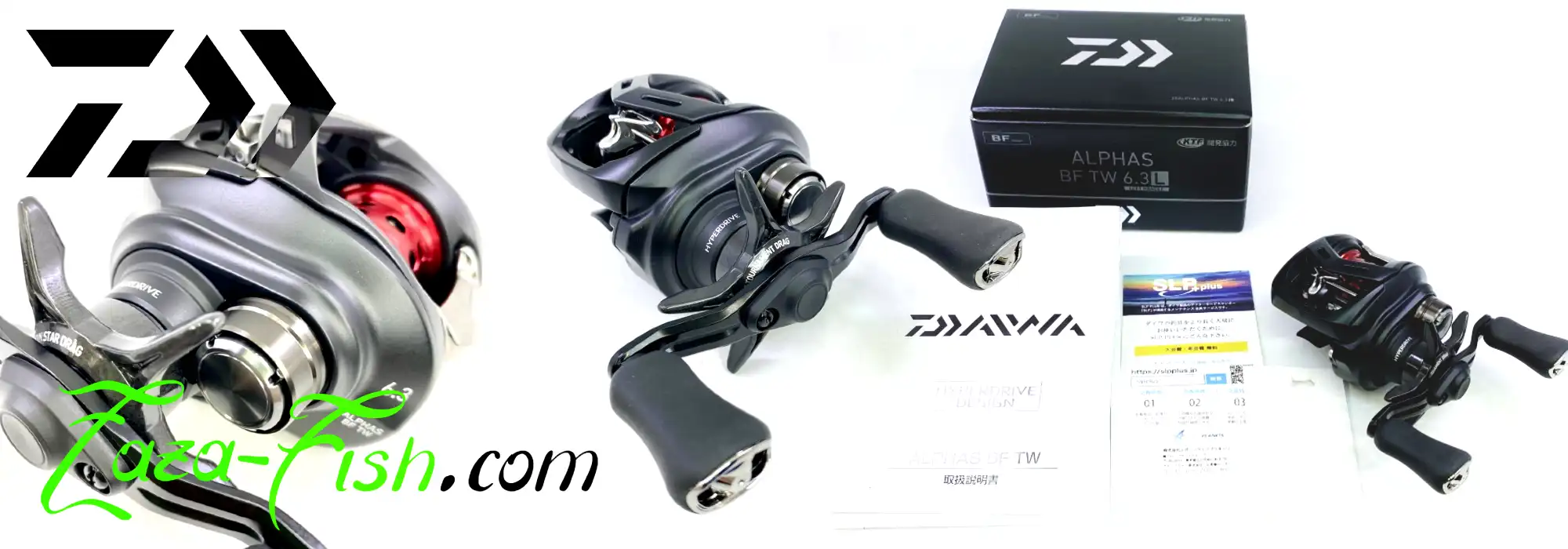 Pêche du brochet, de la perche et du black-bass en finesse avec le Daiwa 25 ALPHAS BF TW 6.3L LEFT