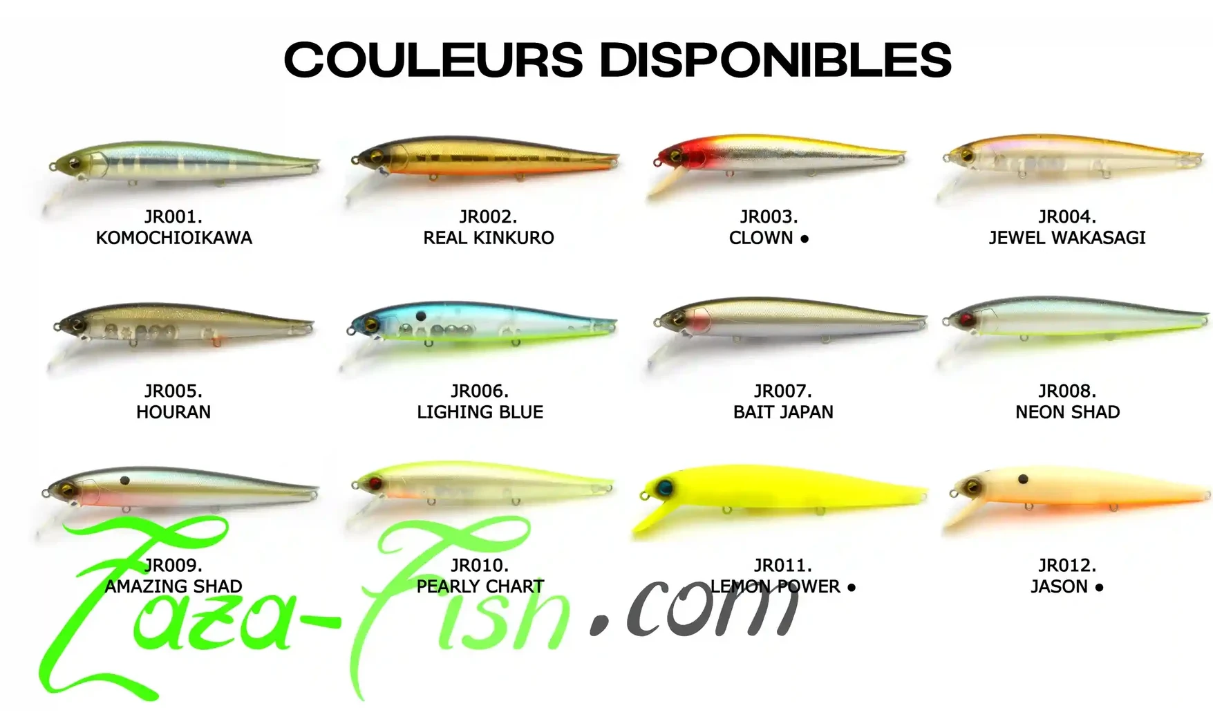 RAID JAPAN JERKRIPPER : JERKBAIT MINNOW