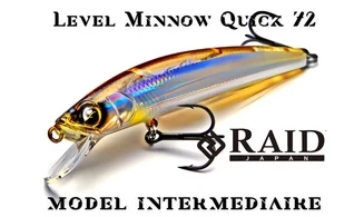 LEURRE RAID JAPAN LEVEL MINNOW QUICK 72