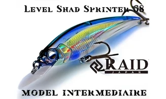 LEURRE RAID JAPAN LEVEL SHAD SPRINTER 68