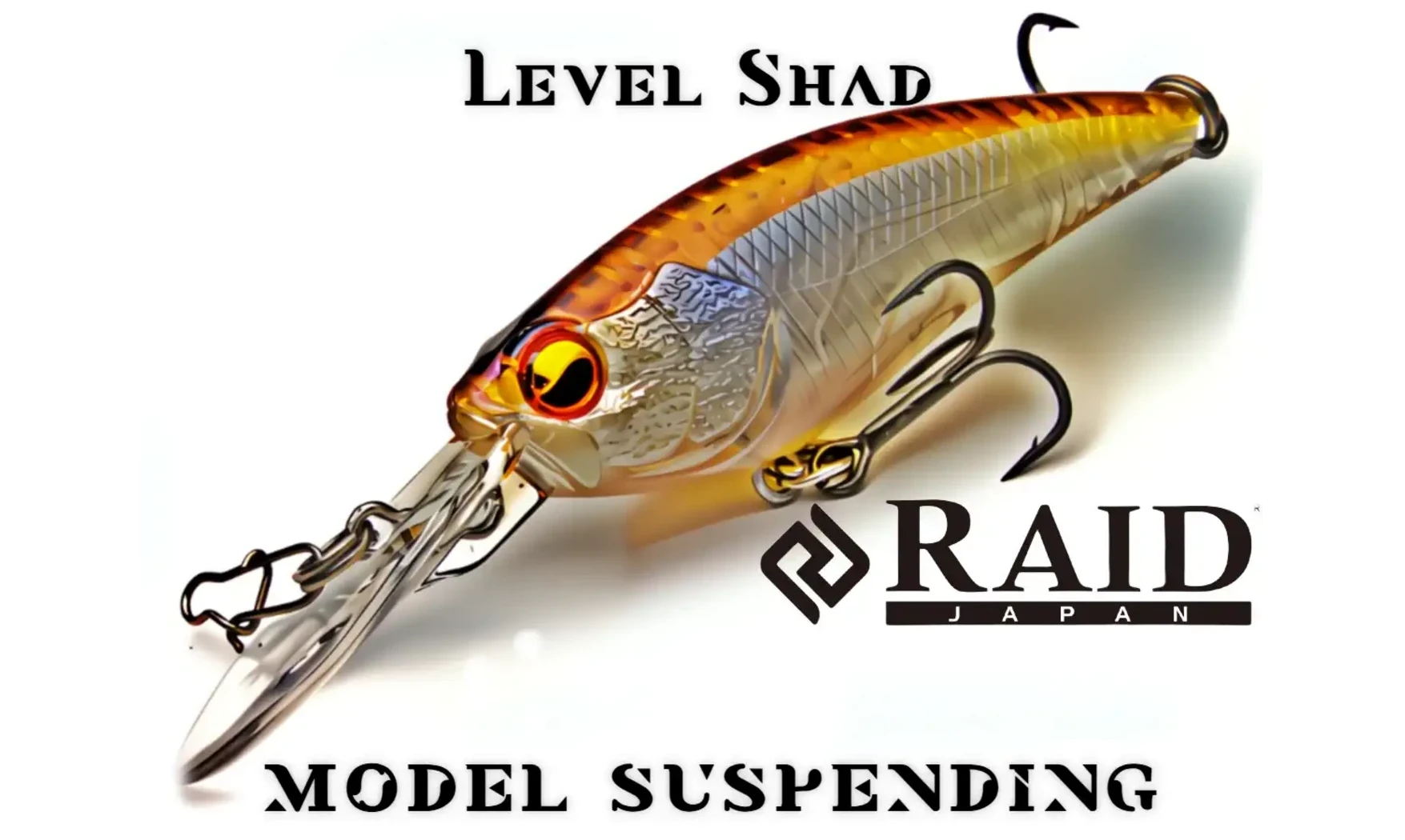 RAID JAPAN LEVEL SHAD : 50mm SUSPENDING