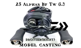 DAIWA 25 ALPHAS BF TW 6.3R DROITIER
