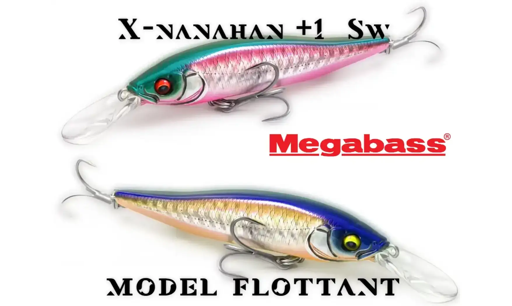MINNOW X-NANAHAN+1 SW : 75mm - 7gr