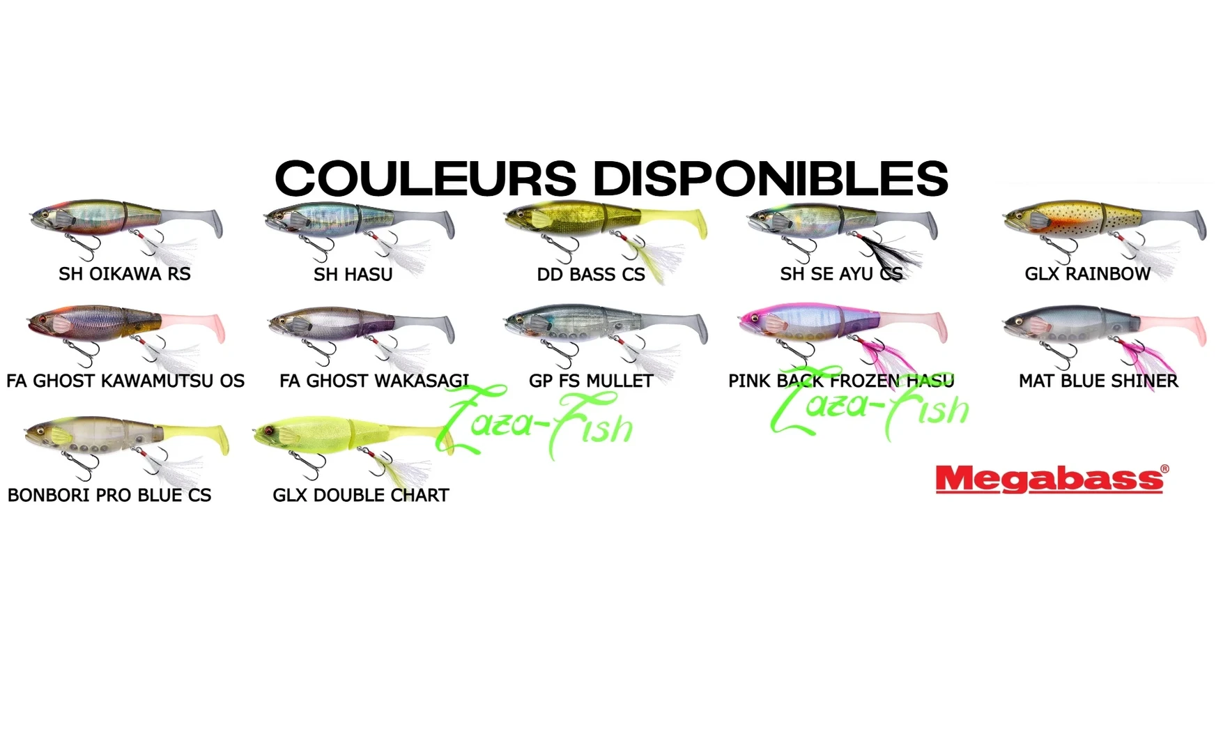 MEGABASS I-BRAKE : SWIMBAIT JAPONAIS