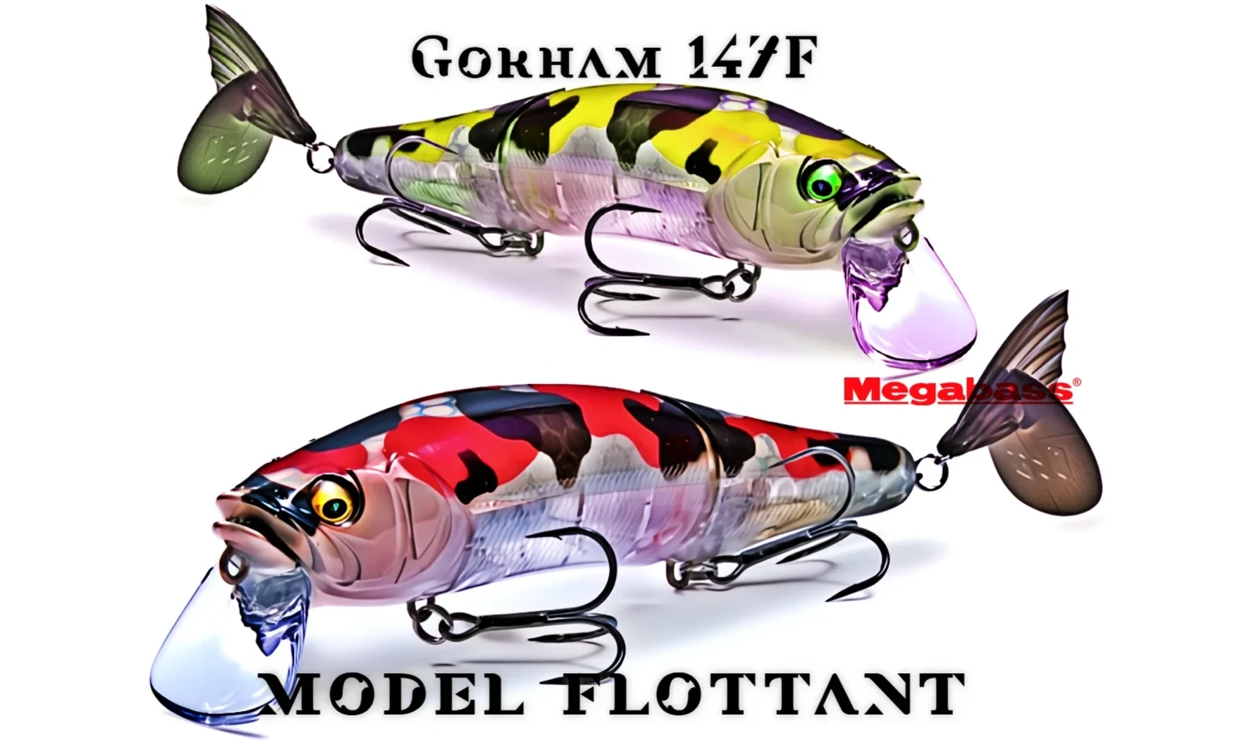 MEGABASS GORHAM 147F : WAKE BAIT 147mm