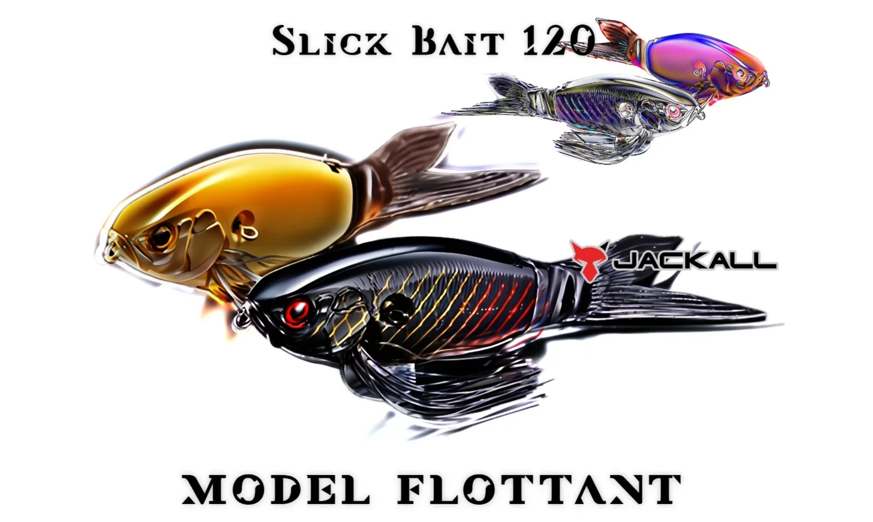JACKALL LURE SLICK BAIT 120mm : TOPWATER