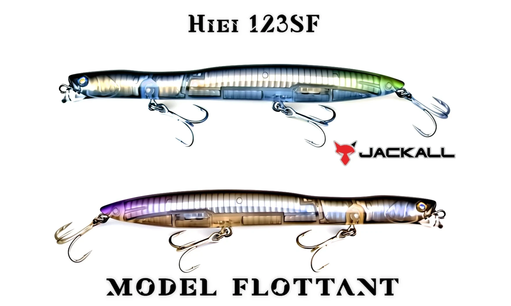 JACKALL BROS HIEI 123SF : JERKBAIT SLIM