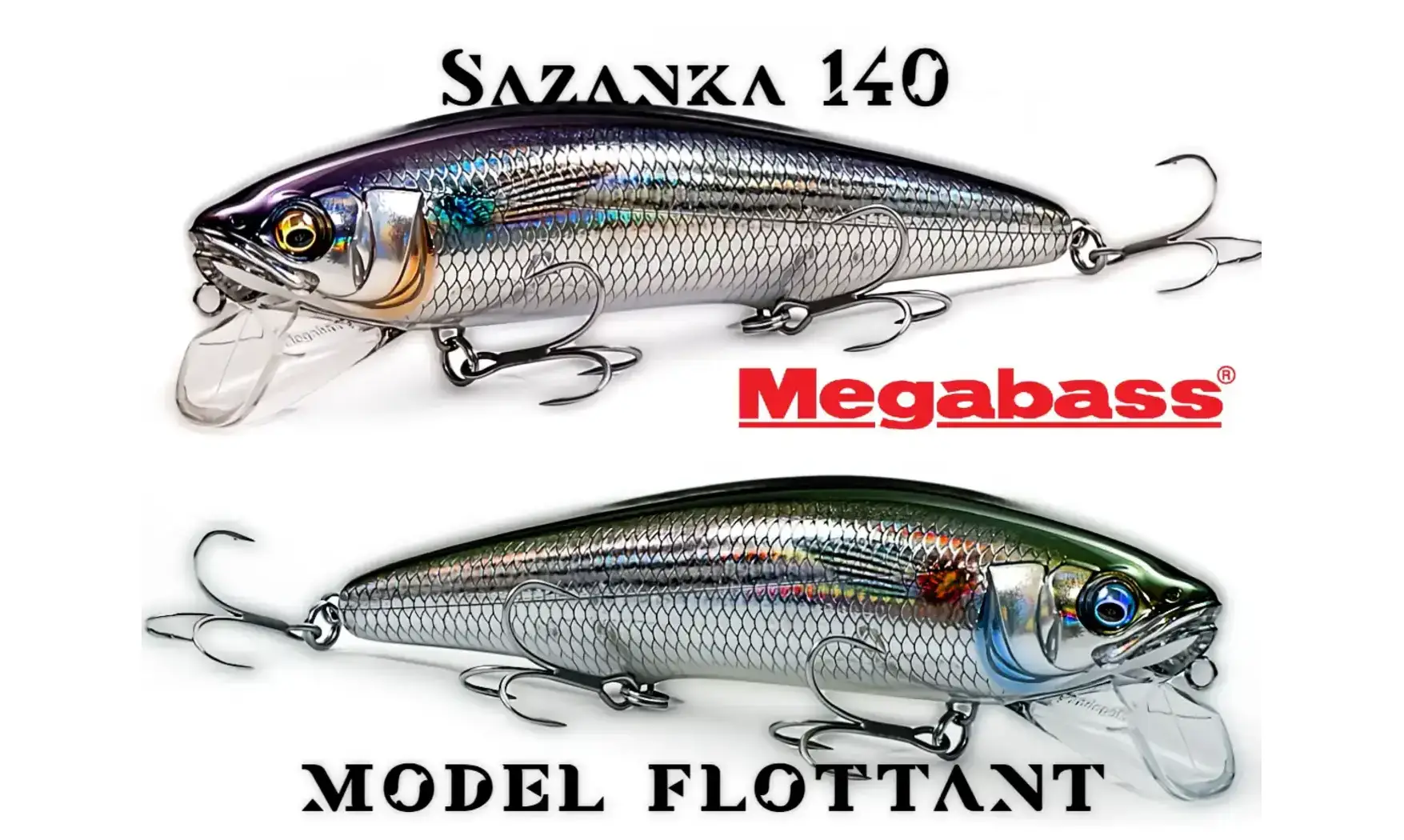 MINNOW SAZANKA : 140MM - 48GR - FLOTTANT